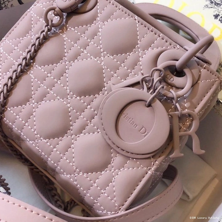 Cheap Ultramatte Pink Lady Bag Dior Calfskin Mini 0804 Luxury